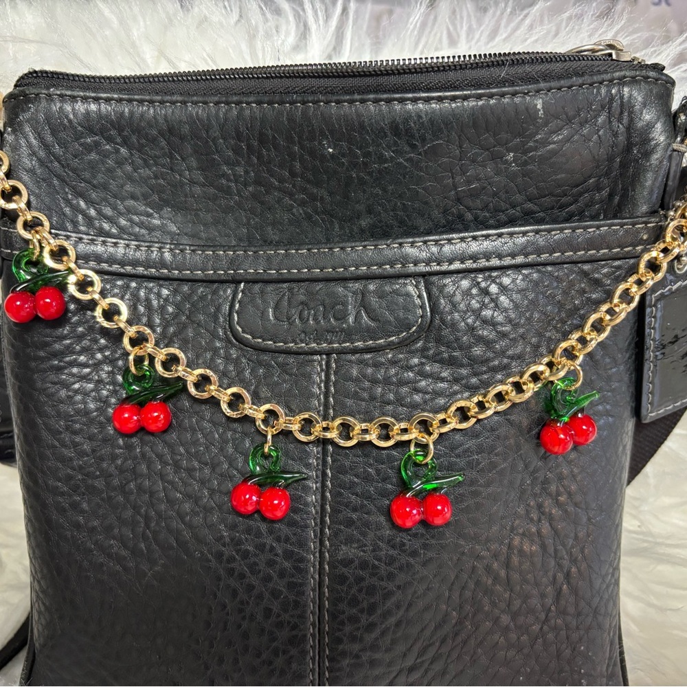 NEW Cherry 🍒 charm bag chain. Add to any bag for instant flair!